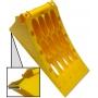 Solidny Klin Pod Koło Blokada KOŁA 160mm WKŁADKA METALOWA G46 ADR BUS PKW